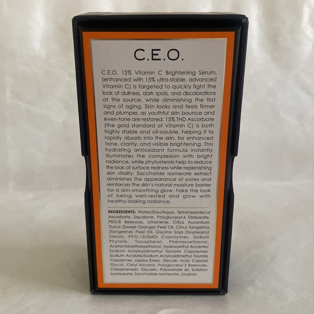 SUNDAY RILEY C.E.O. 15% Vitamin C Brightening Serum 1oz $85 NIB - Picture 5 of 7